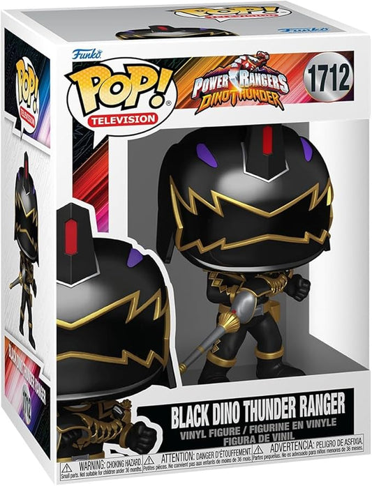 Funko Pop! TV: Power Rangers Dino Fury - Black Dino Thunder Ranger